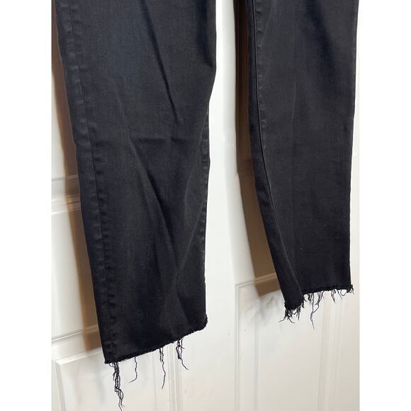 Edwin Women Size 29 Black Distressed Jeans - Picture 3 of 8